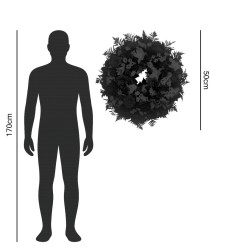 Corona de Flores MC-37. Envío urgente de coronas de flores a tanatorios en Madrid.