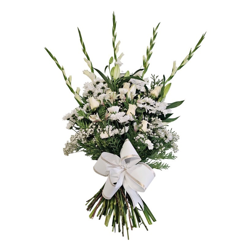 Ramo de Flores MR-12. Envío urgente de centros de flores a tanatorios. Máxima seriedad, calidad y garantía.
