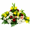Centro Multicolor de Lilium y Gerberas “Gratitud” MA-4