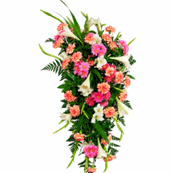 Palma Funeraria de Flores Blancas “Paz” MA-9