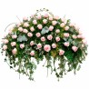 Almohadón de Cinco Docenas de Rosas “Tributo” MA-30