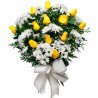 Ramo de Flores MR-11. Envío urgente de centros de flores a tanatorios. Máxima seriedad, calidad y garantía.