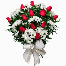 Ramo de Flores MR-11. Envío urgente de centros de flores a tanatorios. Máxima seriedad, calidad y garantía.
