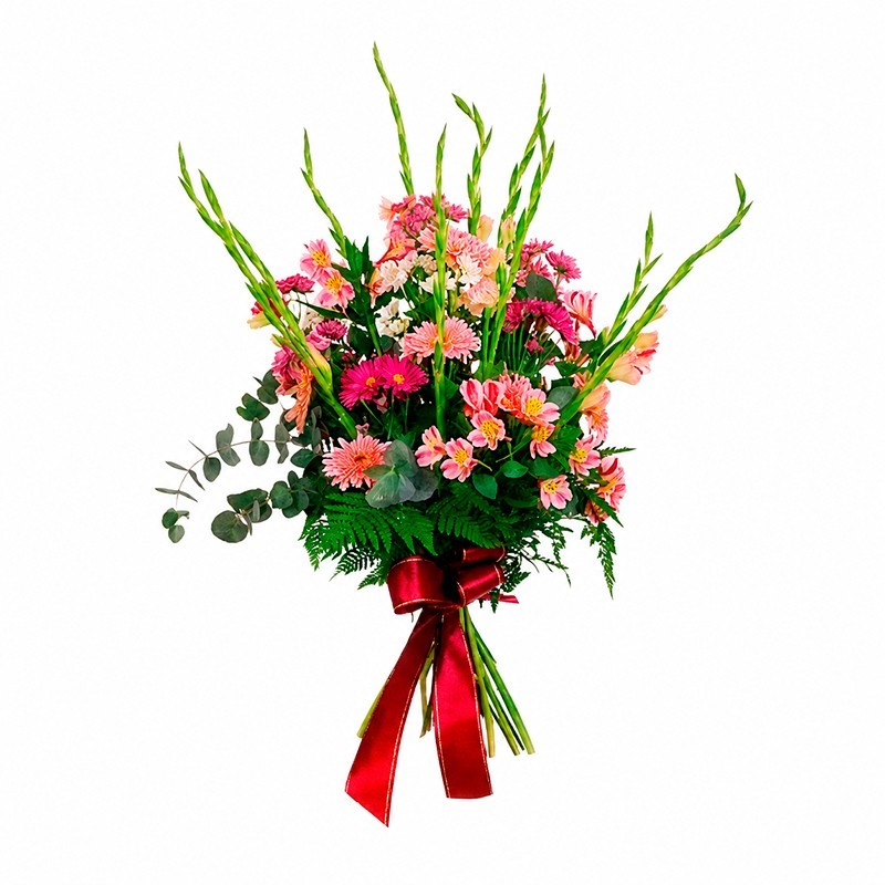 Ramo de flores MR-1. Envío urgente de ramos de flores a tanatorios. Máxima seriedad, calidad y garantía.