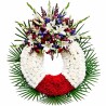 Corona de Gladiolos, Lilium, Rosas y Alstroemerias “Tributo” MC35